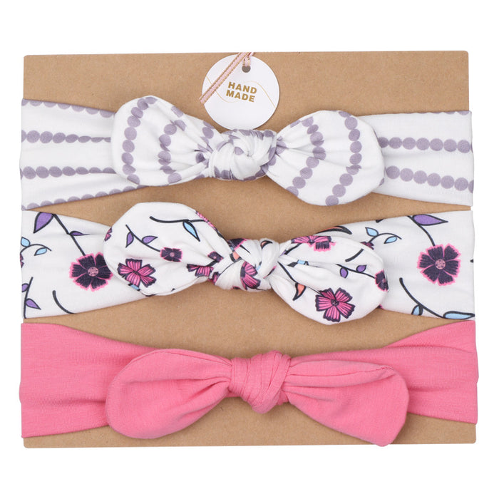 Wholesale Children's Hairband Three Piece Set Bow Ear Baby Hairband MOQ≥2 JDC-HD-MeiQ002