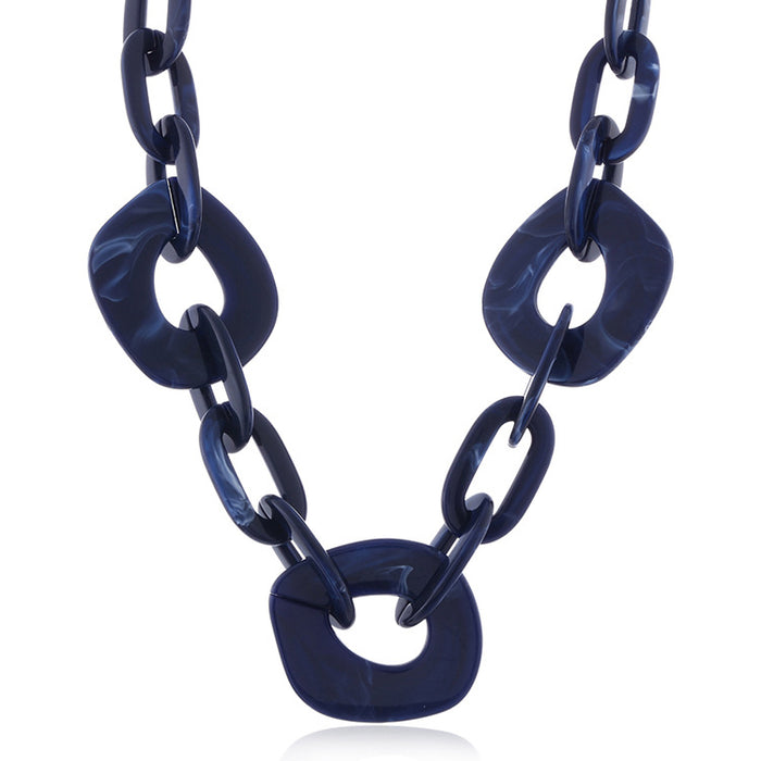 Wholesale Acetate Necklace Fashion Jewelry JDC-NE-nanrong004