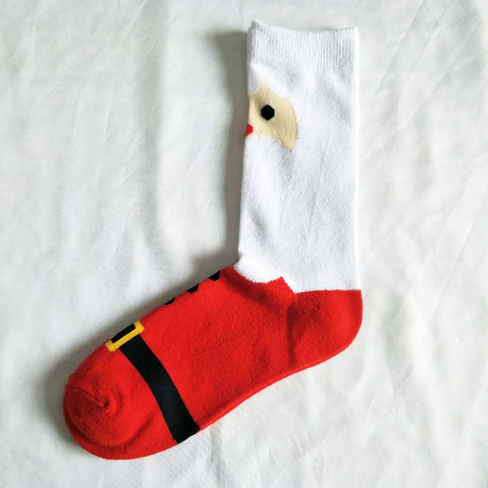 Wholesale Socks Spandex Christmas Cute Cartoon Breathable Socks JDC-SK-YiYan015