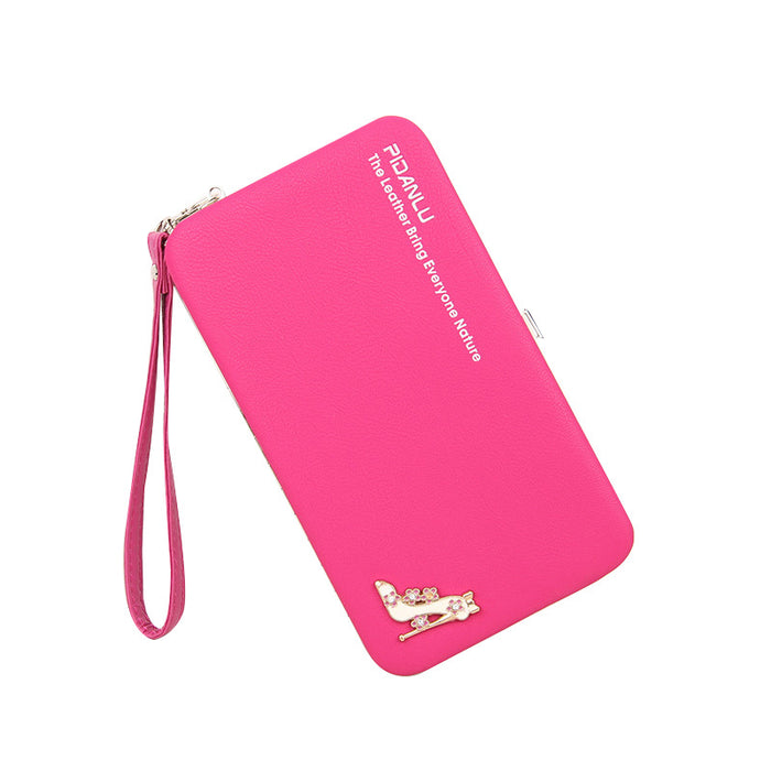 Wholesale multifunctional mobile phone bag lunch box bag ladies wallet long JDC-WT-Zhengxin005