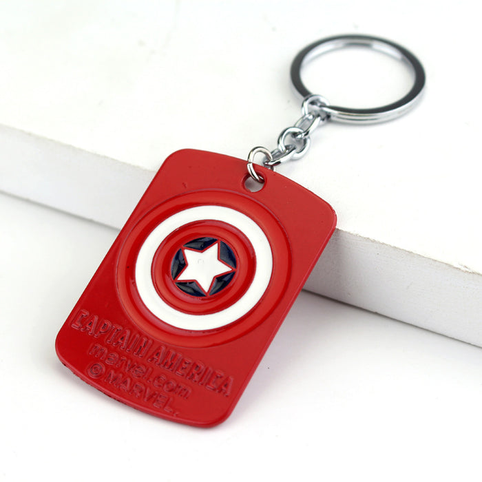 Wholesale car keychain red tag pendant (M) JDC-KC-GSAJ011