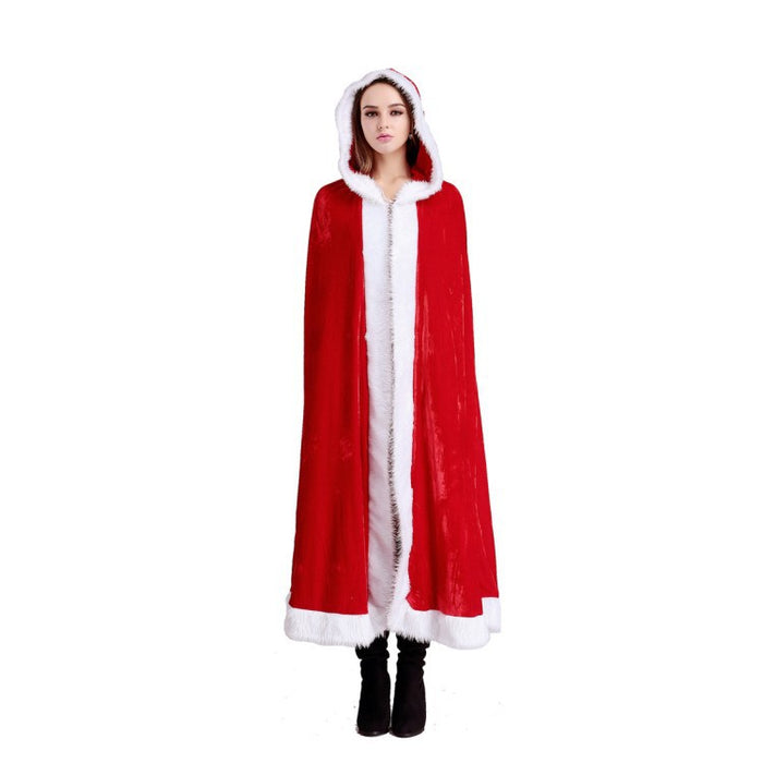 Disfraz de Santa Claus de Cape Clous de Navidad al por mayor JDC-CTS-JIAQ002