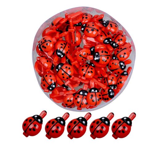 Jewelry WholesaleWholesale Kids Cartoon Mini Insect Red Beetle Hair Clip 48pcs/box JDC-HC-LanA005 Hair Clips 蓝昂 %variant_option1% %variant_option2% %variant_option3%  Factory Price JoyasDeChina Joyas De China