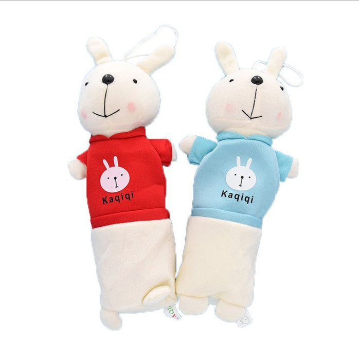 Wholesale Pencil Bags Plush Cute Cartoon Bunny MOQ≥2 JDC-PB-ShiD003