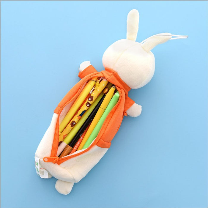 Wholesale Pencil Bags Plush Cute Cartoon Bunny MOQ≥2 JDC-PB-ShiD003