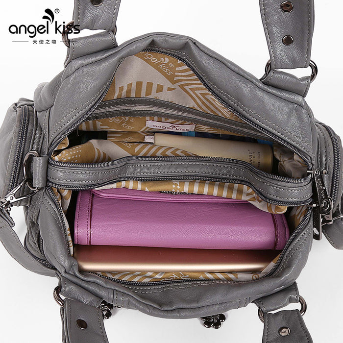 Wholesale Shoulder Bag PU Large Capacity Tote Bag Handheld Diagonal JDC-SD-TSZW004