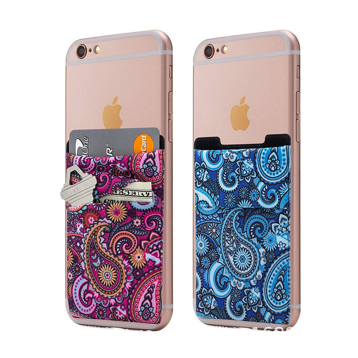 Jewelry WholesaleWholesale Stretch Lycra Marble Phone Sticker Card Holder MOQ≥2 JDC-PC-YouY001 Phone Cases 悠悦 %variant_option1% %variant_option2% %variant_option3%  Factory Price JoyasDeChina Joyas De China