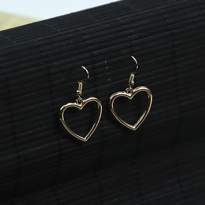 Wholesale Alloy Heart Earrings JDC-ES-Haoli002