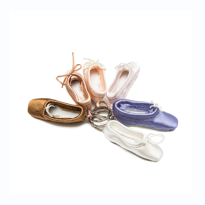 Wholesale Ballerina Pointe Shoes Satin Keychain MOQ≥2 JDC-KC-MEr001