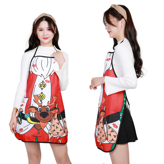 Wholesale Cloth Christmas Aprons JDC-AP-Zhouhao001