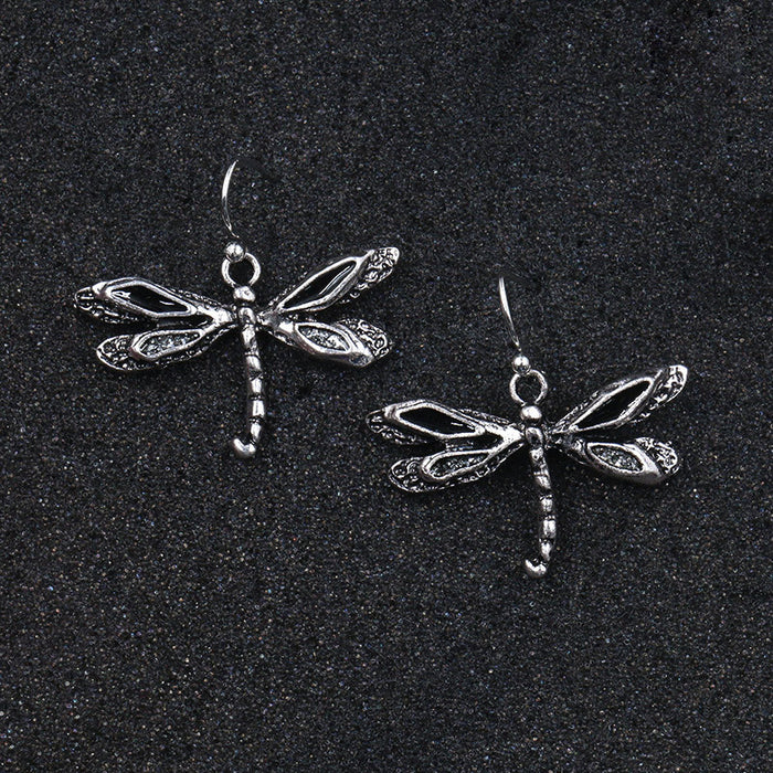 Wholesale Earrings Alloy Dragonfly Earrings JDC-ES-Yuhong025