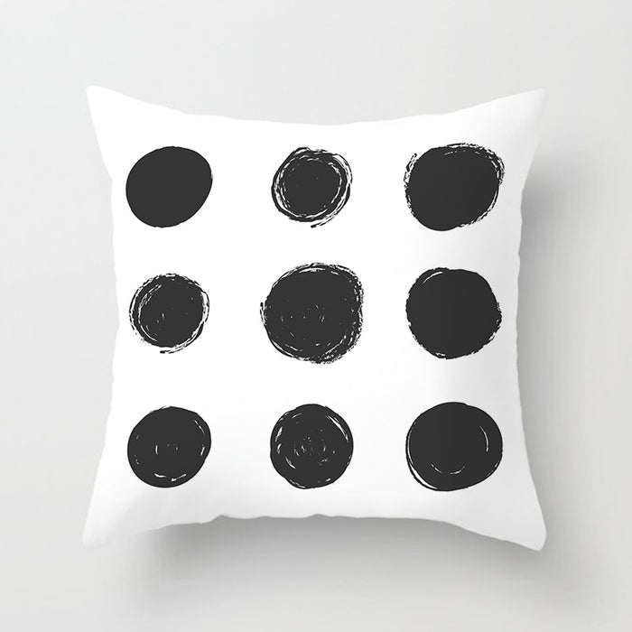 Wholesale Pillowcase Peach Skin Geometric Abstraction JDC-PW-Jinze013