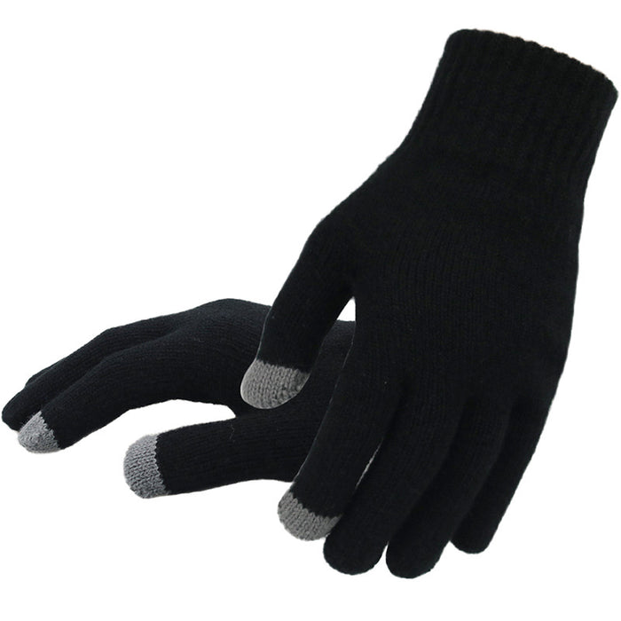 Wholesale Gloves Acrylic Warm Knitting Touch Screen JDC-GS-FanD007