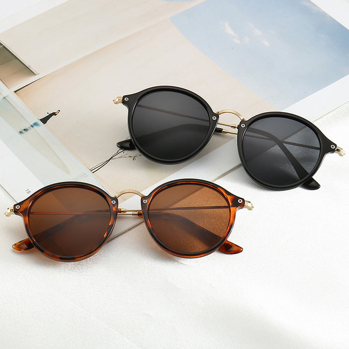 Wholesale Sunglasses TAC Metal Round Face Polarized JDC-SG-KaiR005