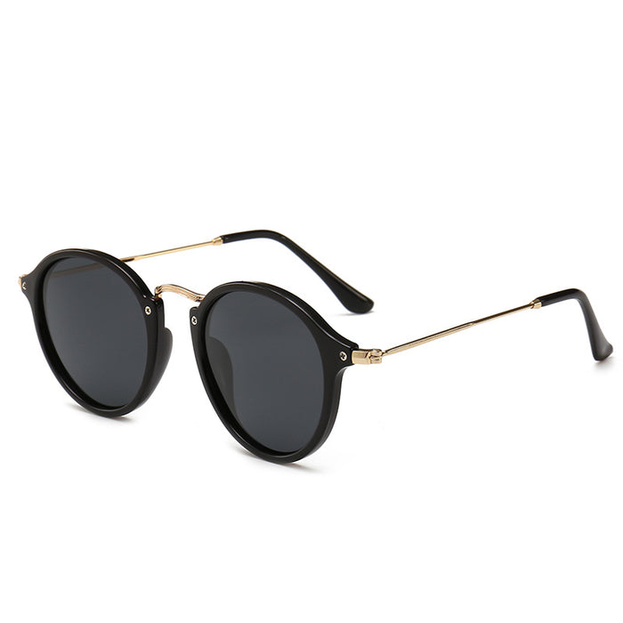 Wholesale Sunglasses TAC Metal Round Face Polarized JDC-SG-KaiR005
