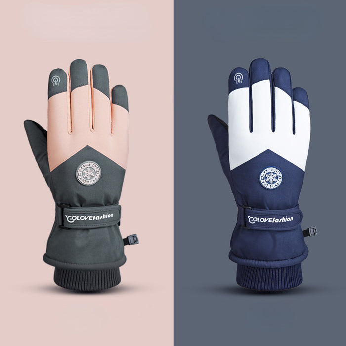 Wholesale Gloves Polyester Thickening Warm Outdoor Sports Touch Screen MOQ≥2 JDC-GS-GuangJ001