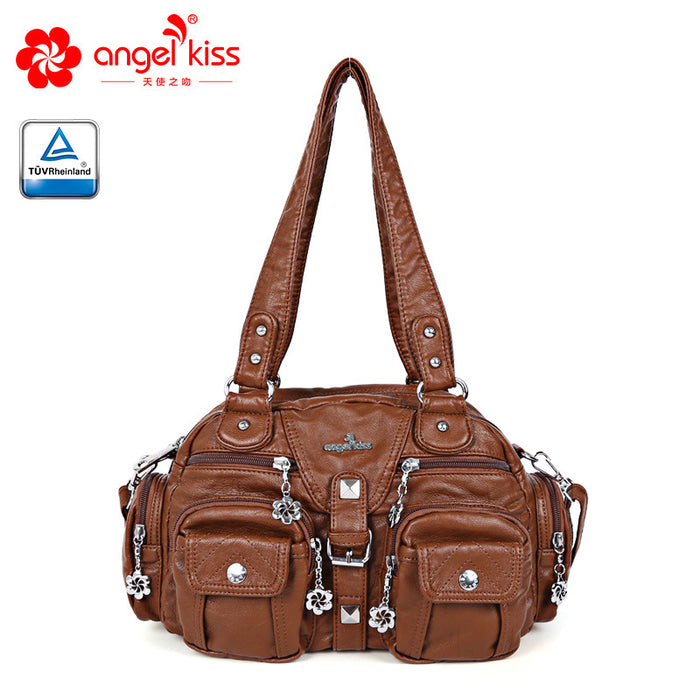 Wholesale Shoulder Bag PU Large Capacity Tote Bag Handheld Diagonal JDC-SD-TSZW004