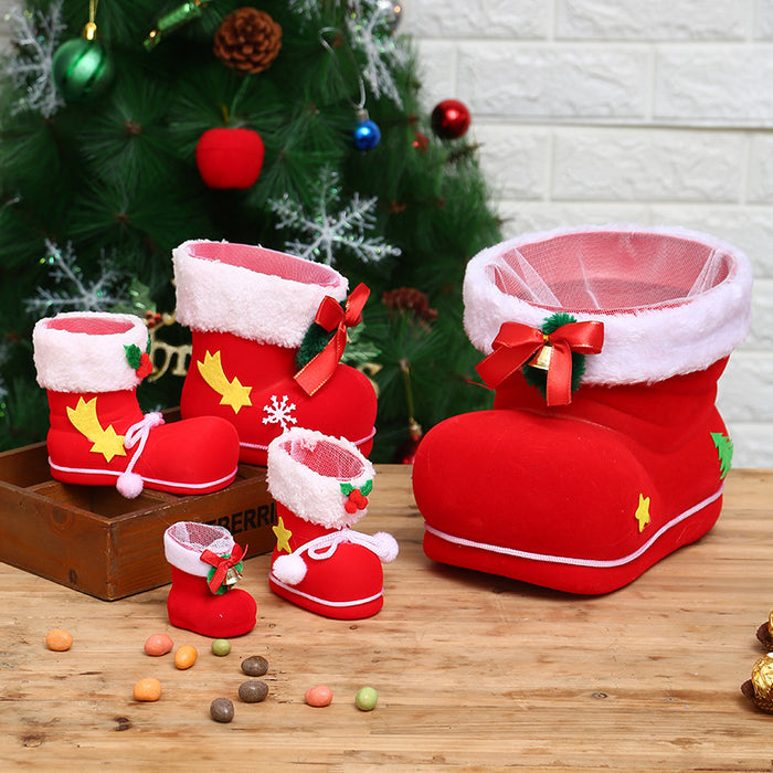 Wholesale Christmas Stocking Ornament Pendant Candy Boots Gift Bag JDC-DCN-JinHao002