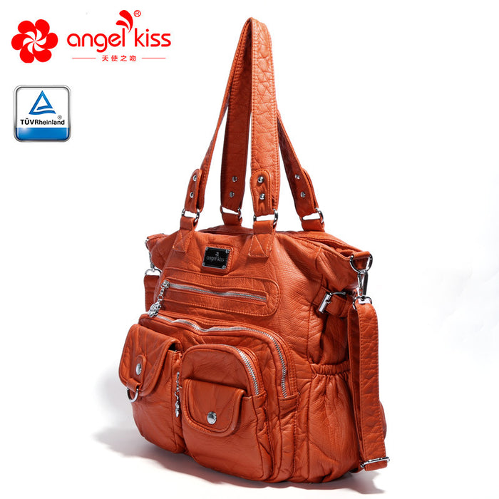 Wholesale Shoulder Bag PU Large Capacity Tote Bag Handheld Diagonal JDC-SD-TSZW003