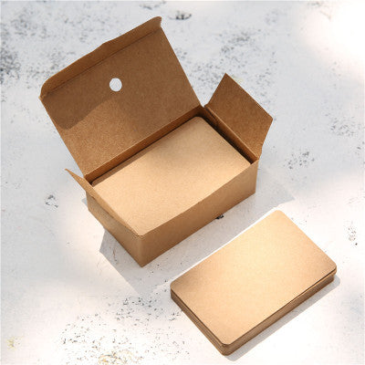 Wholesale Blank Cardboard Messages Carry Memories MOQ≥2 JDC-NK-bam002