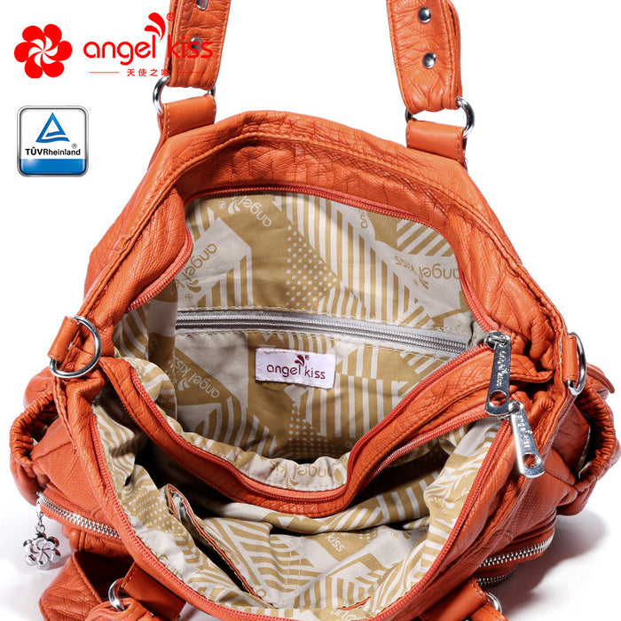 Bolsa de hombro al por mayor PU Bag Large Capacidad Bag Handheld Diagonal JDC-SD-TSZW003