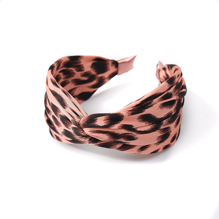Wholesale Headband Fabric Leopard Print JDC-HD-ST002