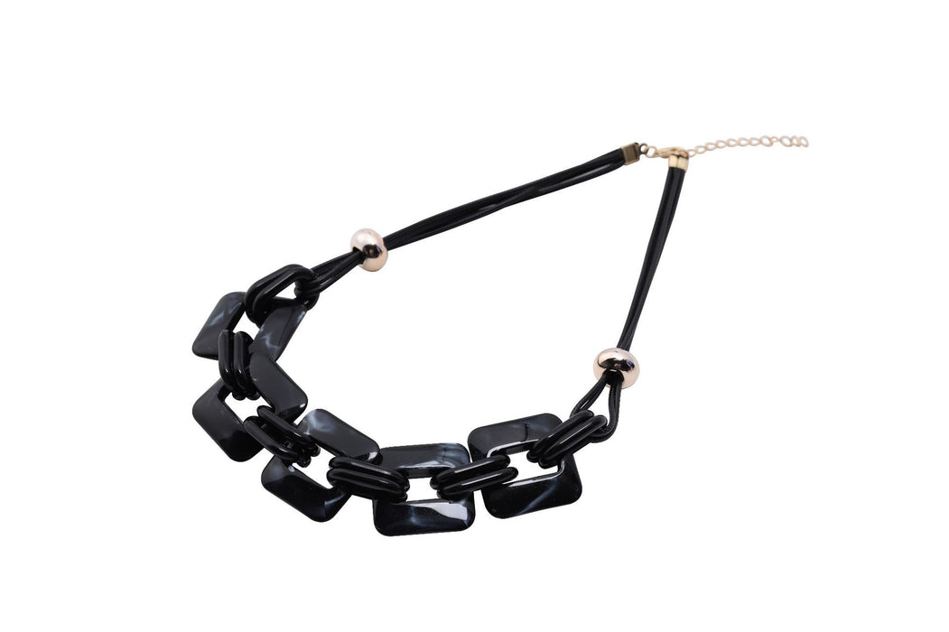 Wholesale Resin Jewelry Fashion Square Chain Long Chain JDC-NE-QianY001