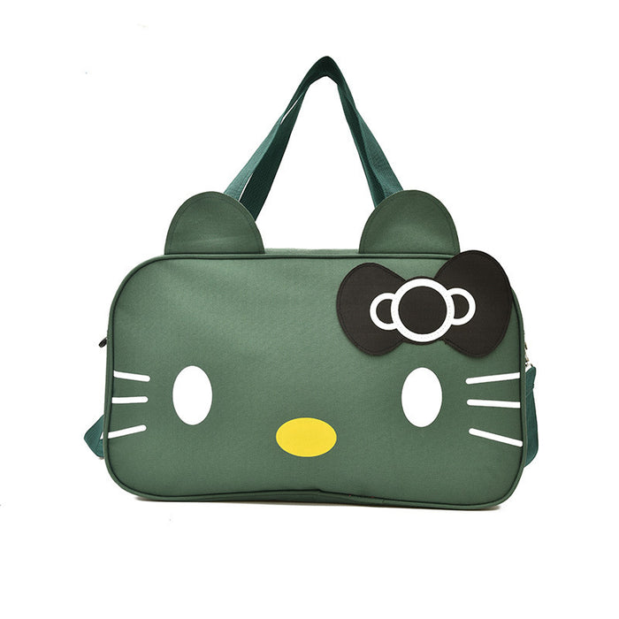 Wholesale Shoulder Bag Oxford Cloth Waterproof Large Capacity Cute Cartoon Short Travel Bag (S) JDC-SD-Yujiao001