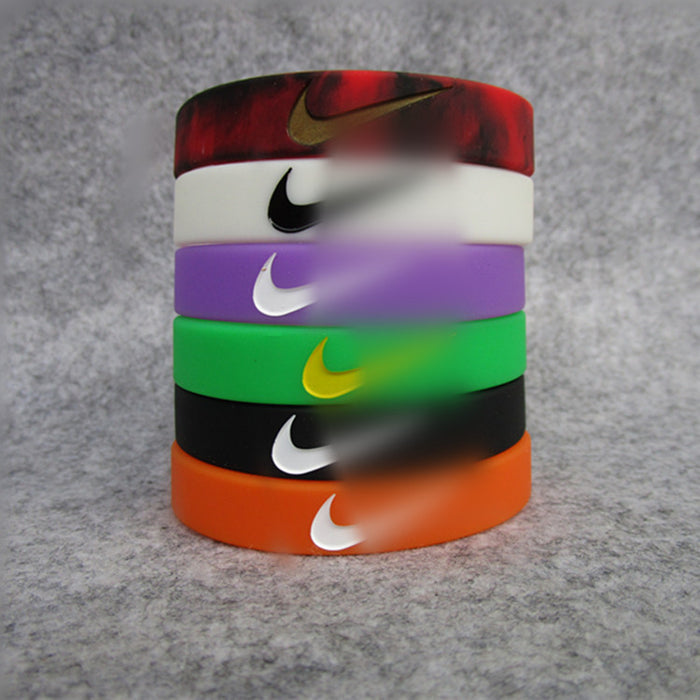 Wholesale Basketball Sports Silicone Luminous Bracelet Rubber Bracelet JDC-BT-MKW002