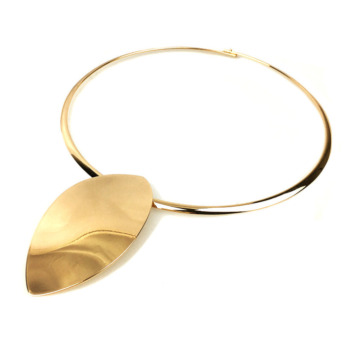 Wholesale Metal Fashion Geometric Collars Versatile Necklaces Chokers JDC-NE-HSD002