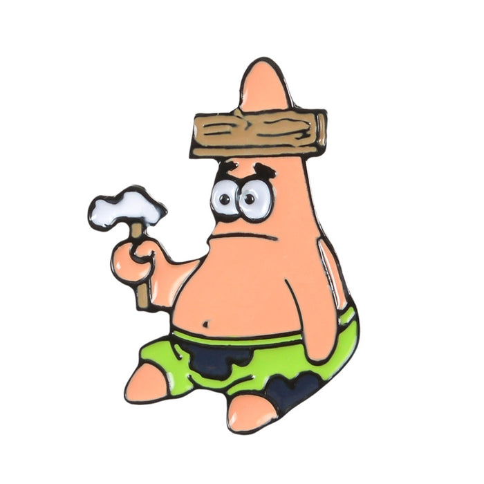 Wholesale cartoon characters Spongebao Drop Oil Cowboy Denoco JDC-BC-QiH014