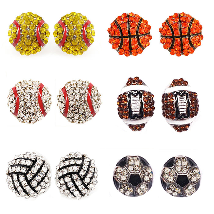 Wholesale Necklaces Rhinestones Ball Sports MOQ≥3 JDC-NE-GuanY001