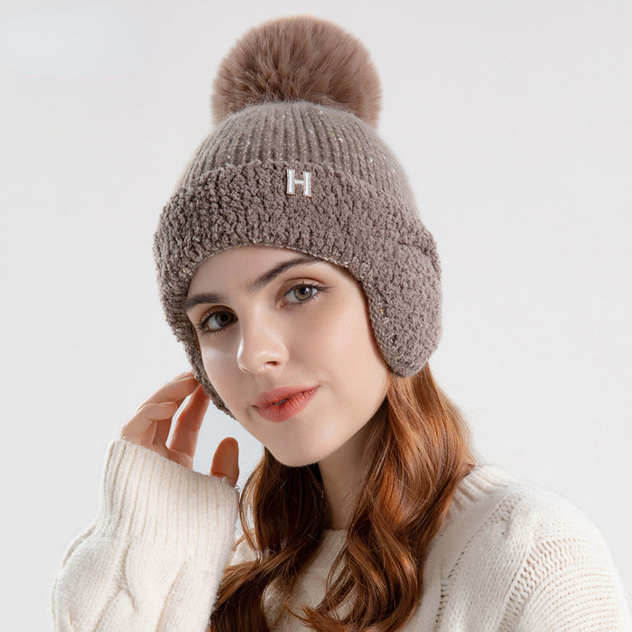 Wholesale Hat Polyester Fleece Winter Warm Ear Protector Head Cap MOQ≥2 JDC-FH-BG016
