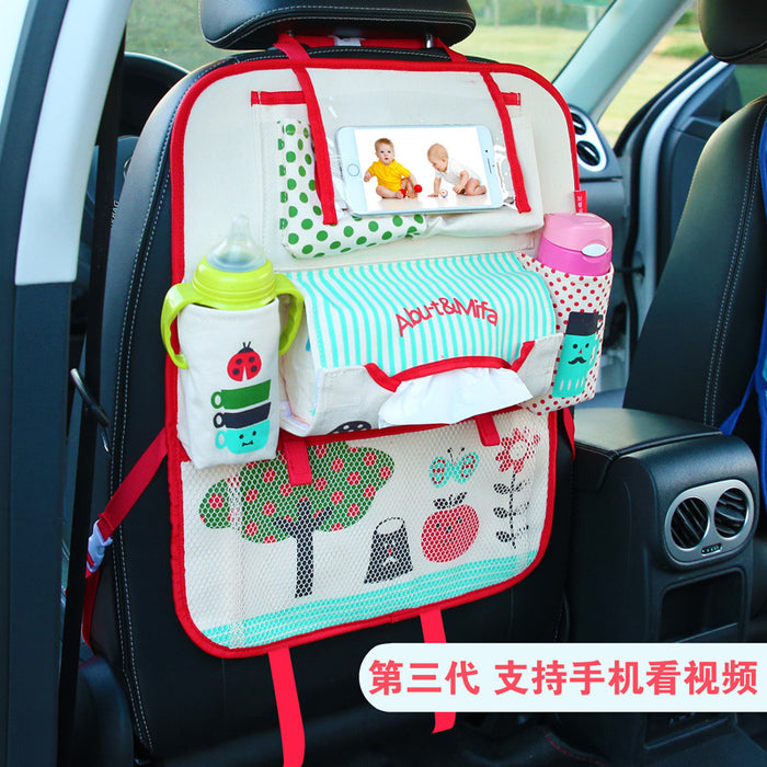 Wholesale Car Seat Strap Oxford Cloth Cartoon Multifunctional Storage Hanging Bag JDC-CA-Zhch004