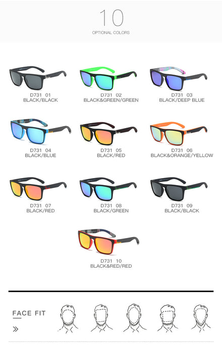 Gafas de sol polarizadas al por mayor Conducción deportiva Venta caliente sin caja JDC-SG-TIEP009