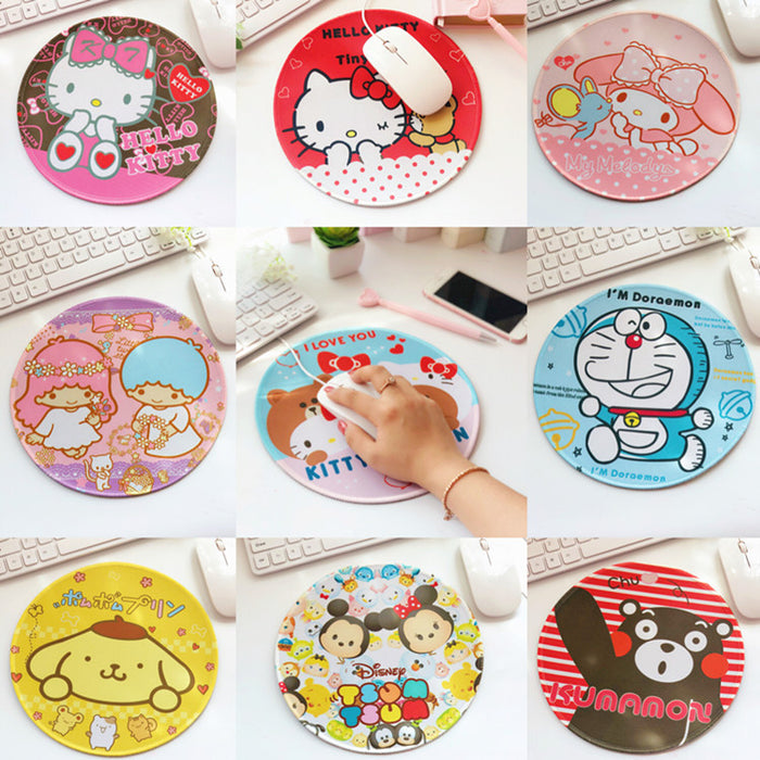 Wholesale Mouse Pad Rubber Cute Cartoon Round MOQ≥3 (S) JDC-MD-CYJ001
