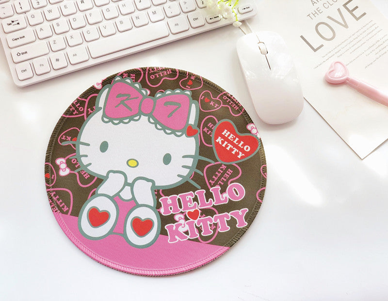 Wholesale Mouse Pad Rubber Cute Cartoon Round MOQ≥3 (S) JDC-MD-CYJ001