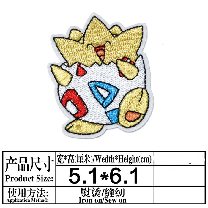 Wholesale Embroidery Cloth Sticker Accessories Cartoon  (F) JDC-EBY-Lide006