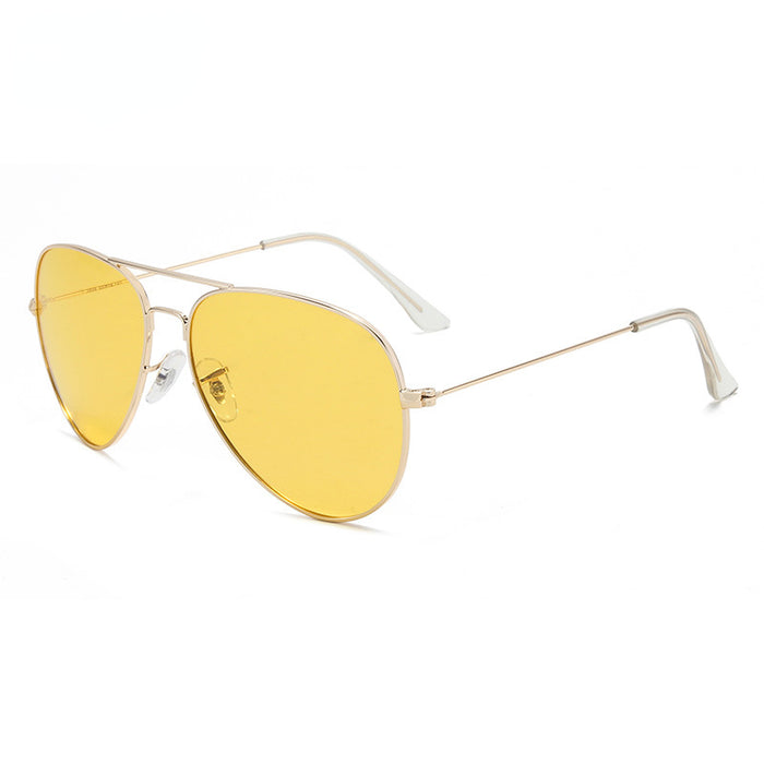 Wholesale PC Polarized Night Vision Sunglasses Aviator Sunglasses MOQ≥2 JDC-SG-ZhiT004