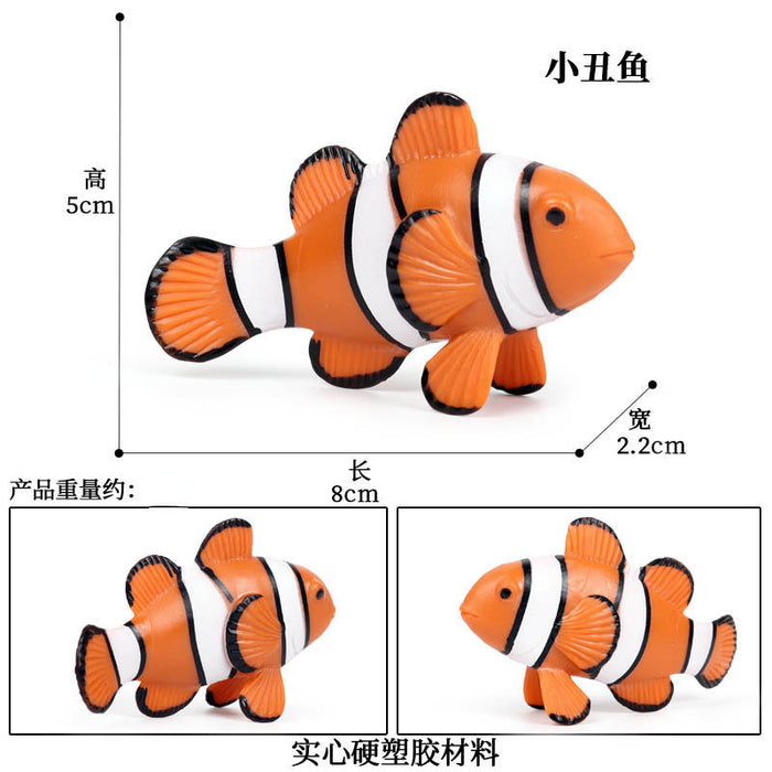 Wholesale Toys Children's Simulation Sea Life Model Great White Shark Ornament MOQ≥2 JDC-FT-XinYs002