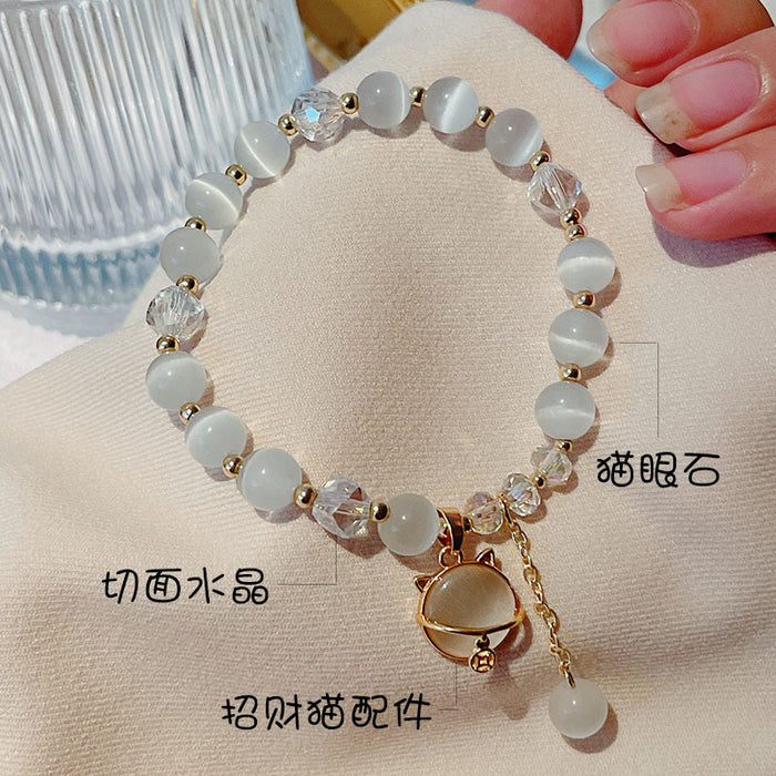 Wholesale Bracelet Gold Opal Lucky Cat Fox Fish Tail JDC-BT-SaiS005