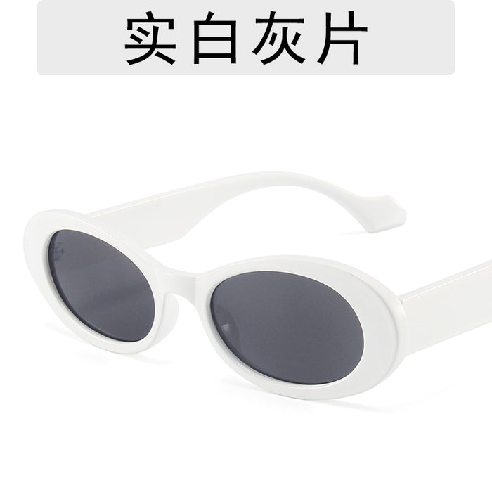 Gafas de sol de marco ovalado de lente de CA al por mayor JDC-SG-MANA001