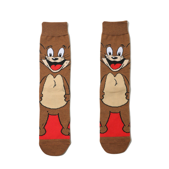 Calcetines al por mayor algodón mediano tubo de anime calcetines moq≥10 jdc-sk-huihe029