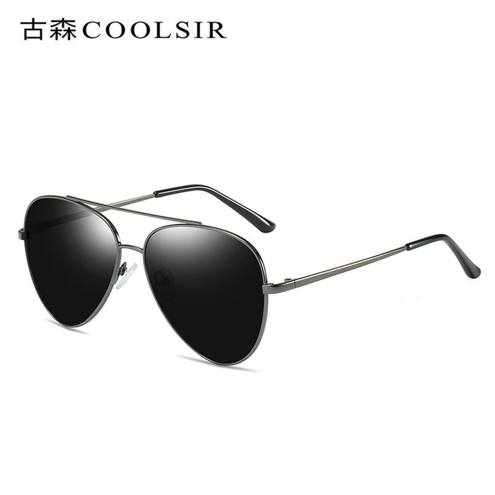 Gafas de sol polarizadas de metal al por mayor gafas sapo JDC-SG-XIND002