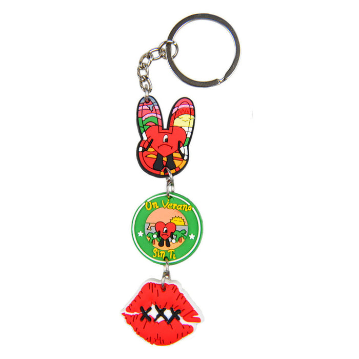 Wholesale Keychain PVC Soft Adorable Cartoon MOQ≥10 JDC-KC-RYY008