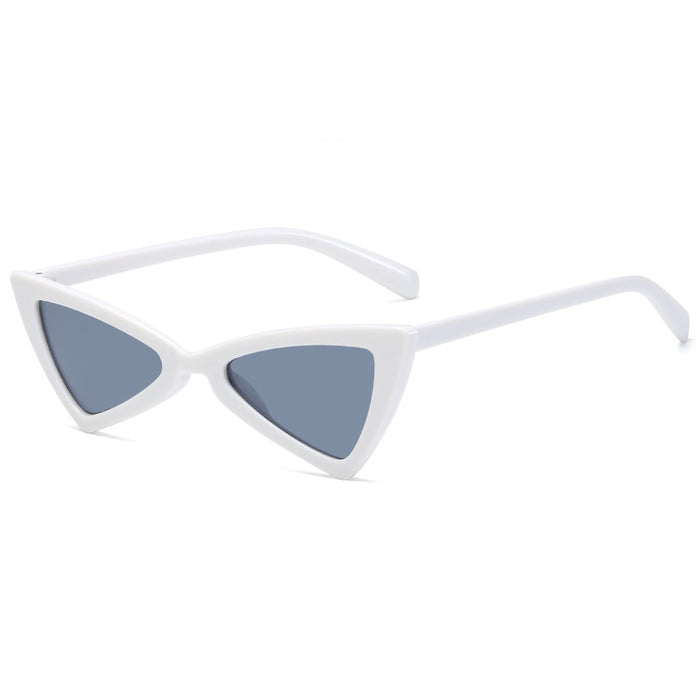 Wholesale Sunglasses Plastic Inverted Triangle Cat Eye Sunglasses JDC-SG-Tongj002