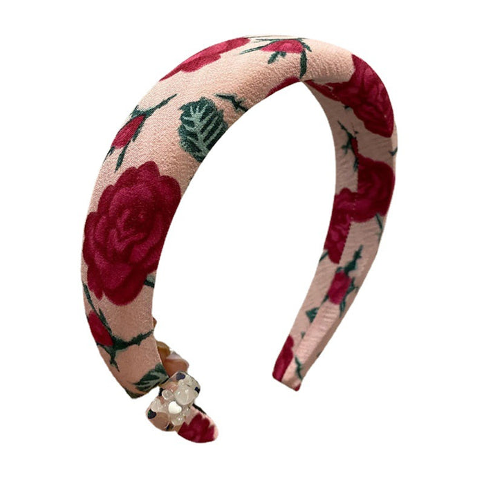 Wholesale Headband cloth flower headband MQO≥2 JDC-HD-Shengxuan002