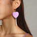 Jewelry WholesaleWholesale acrylic color lollipop earrings JDC-ES-Qiandi001 Earrings 纤迪 %variant_option1% %variant_option2% %variant_option3%  Factory Price JoyasDeChina Joyas De China