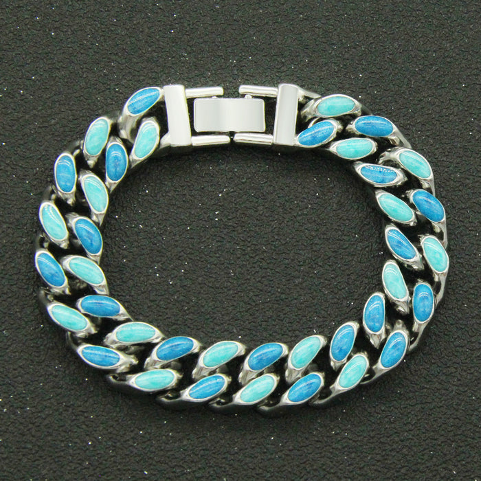 Wholesale Bracelet Alloy Drip Cuban Chain JDC-BT-ShangH006
