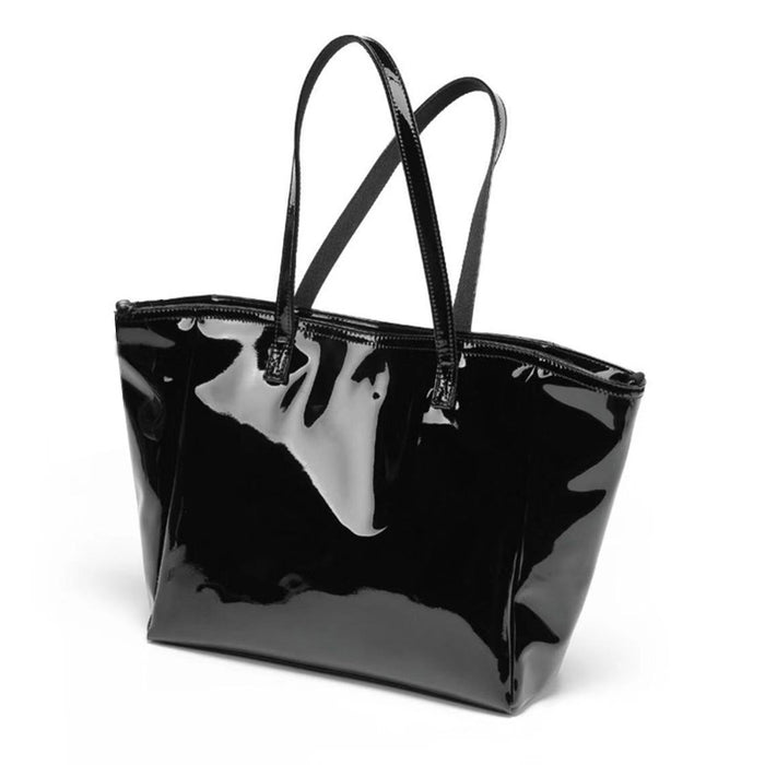 Wholesale Shoulder Bag PU Shiny Patent Leather Large Capacity Tote Bag Diagonal JDC-SD-Yingz004